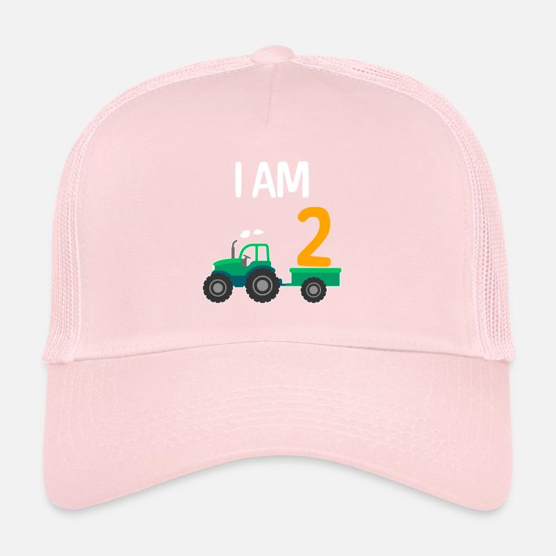 2nd birthday boy 2 years Trucker Cap