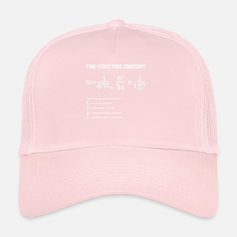 Fine Structure Constant Physik Trucker Cap