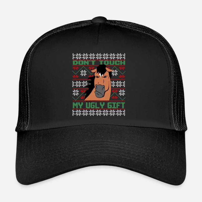 Ne touchez pas à l’hiver du cavalier brun moche Casquette trucker 