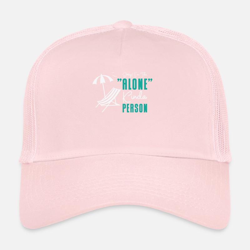 Single Relationship Island Alone Solo Single Quotes Casquette trucker 