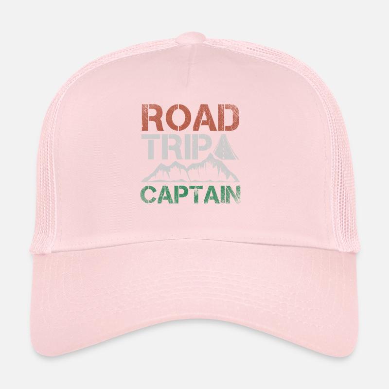 Road Trip Captain Leisure Adventure Excursion Trucker Cap
