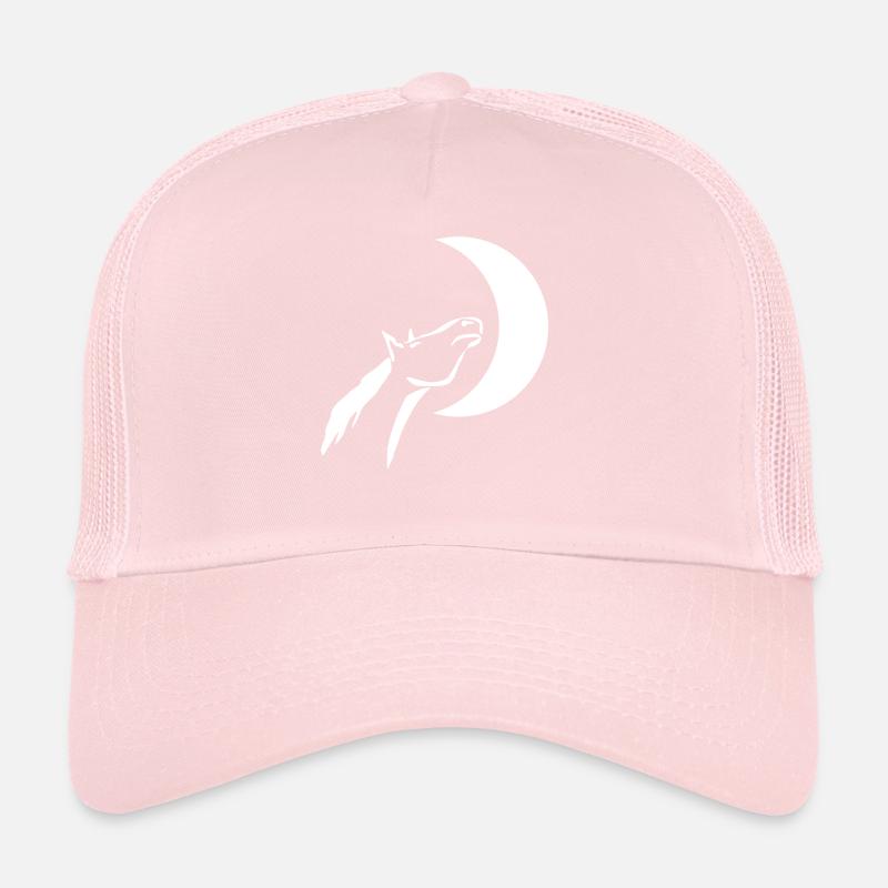 Cheval d’équitation Chevaux Cavalier de lune Casquette trucker 