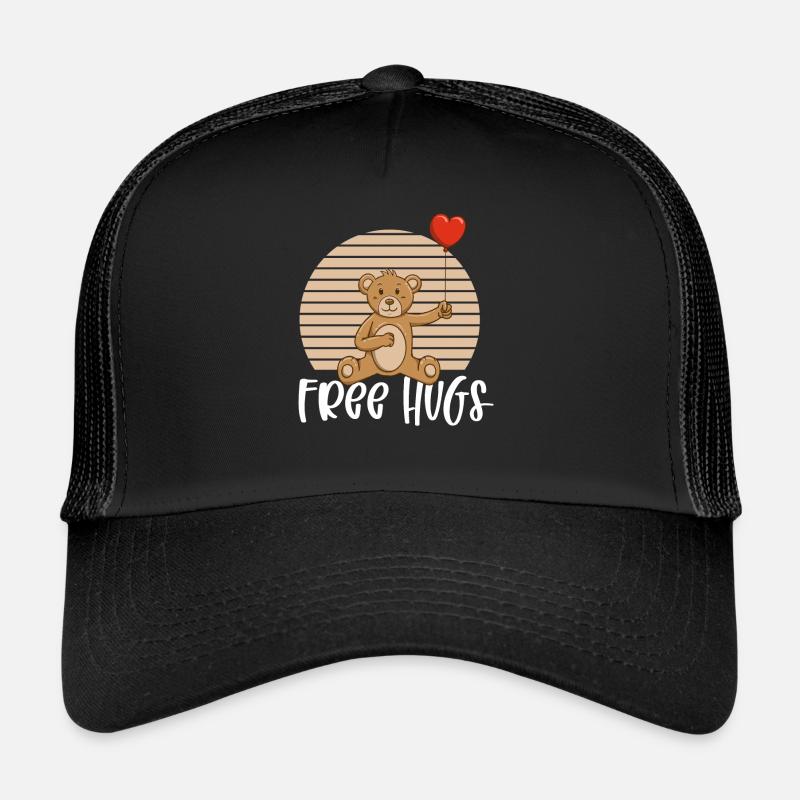 Free Hugs Teddy Bear Trucker Cap
