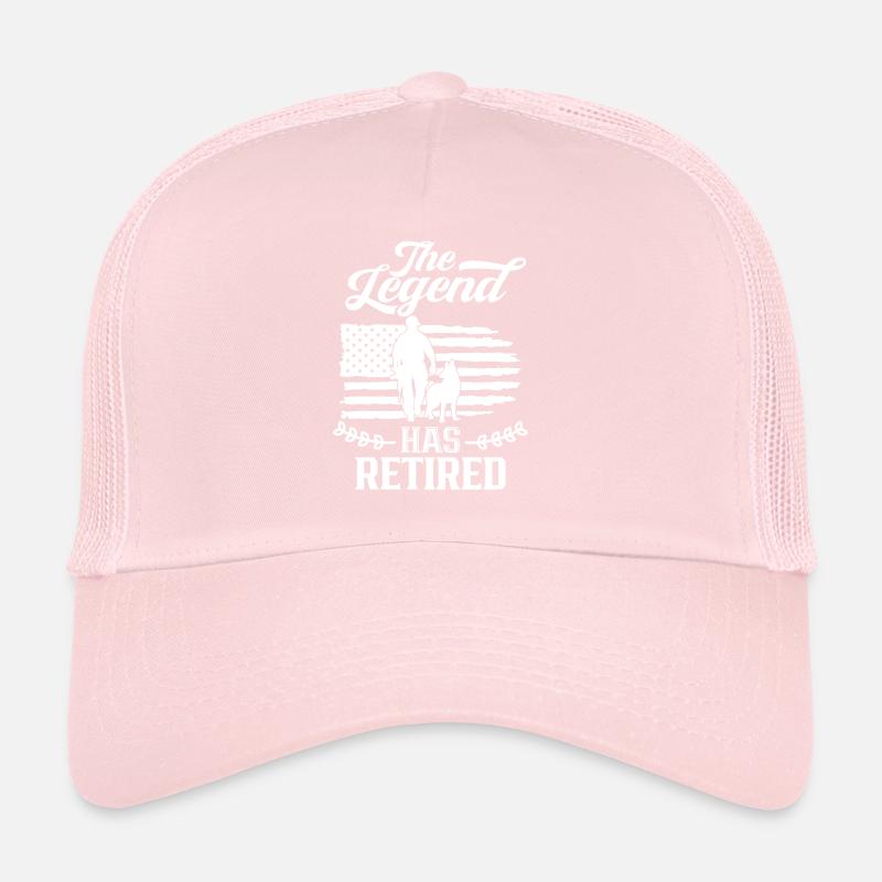 The legend has retired Policeman Trucker Cap