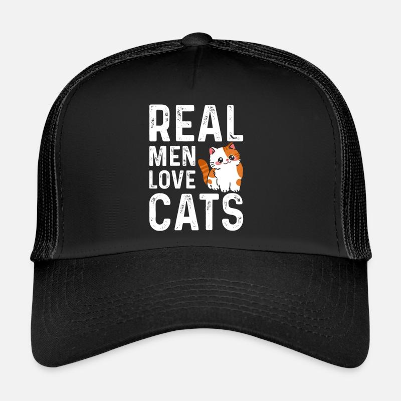 Real Men Love Cats Trucker Cap