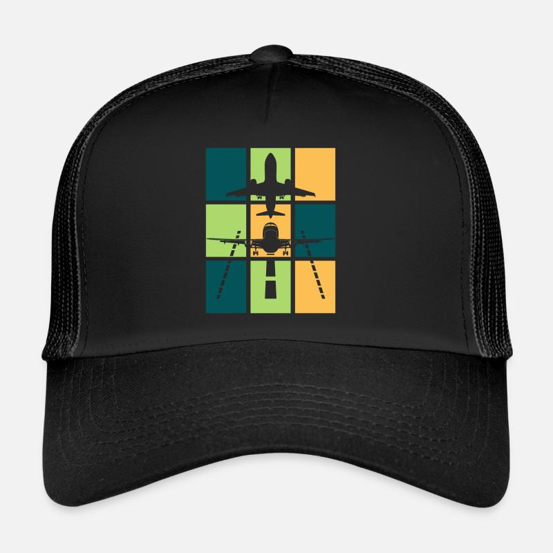 Planespotter Pilote rétro Planespotting Casquette trucker 