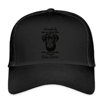 Cane corso - Casquette trucker  - noir/noir - Devant