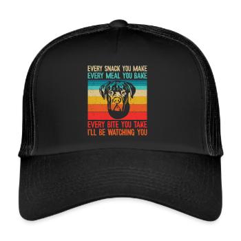 Cane corso - Casquette trucker  - noir/noir - Devant