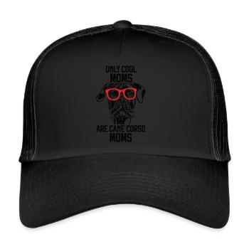 Cane corso - Casquette trucker  - noir/noir - Devant