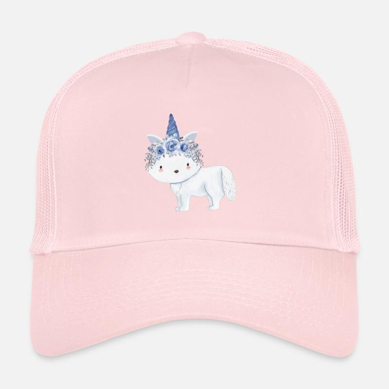 Cute arctic fox Trucker Cap