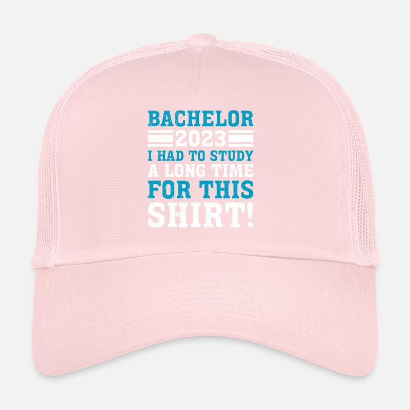 For this I had to study for a long time Bachelor's degree Trucker Cap