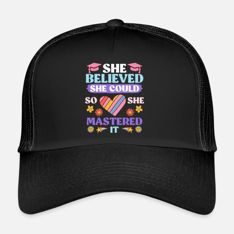 Elle a maîtrisé le Master Casquette trucker 