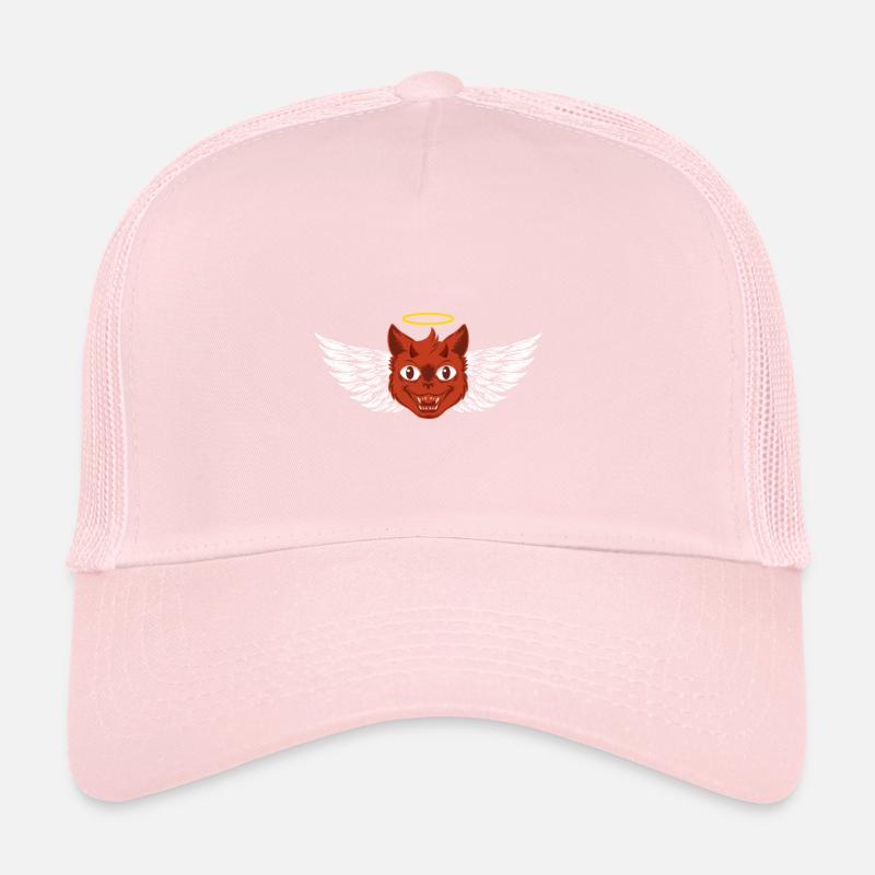 Ange et diable chat Casquette trucker 