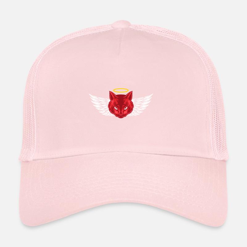 Ange et diable chat Casquette trucker 