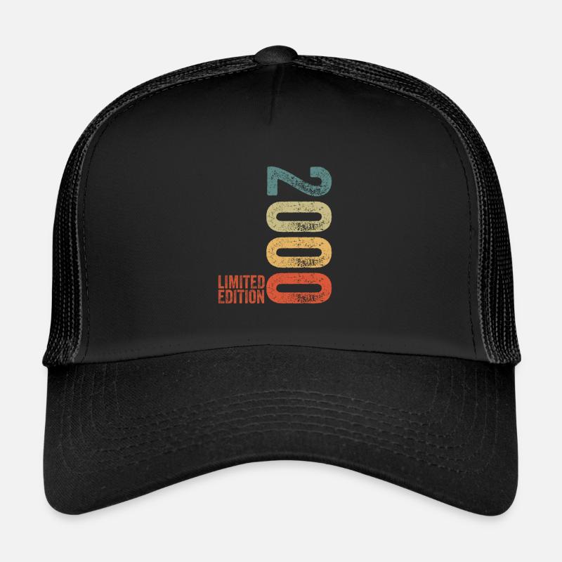 2000 Édition Limitée - Casquette trucker  - noir/noir