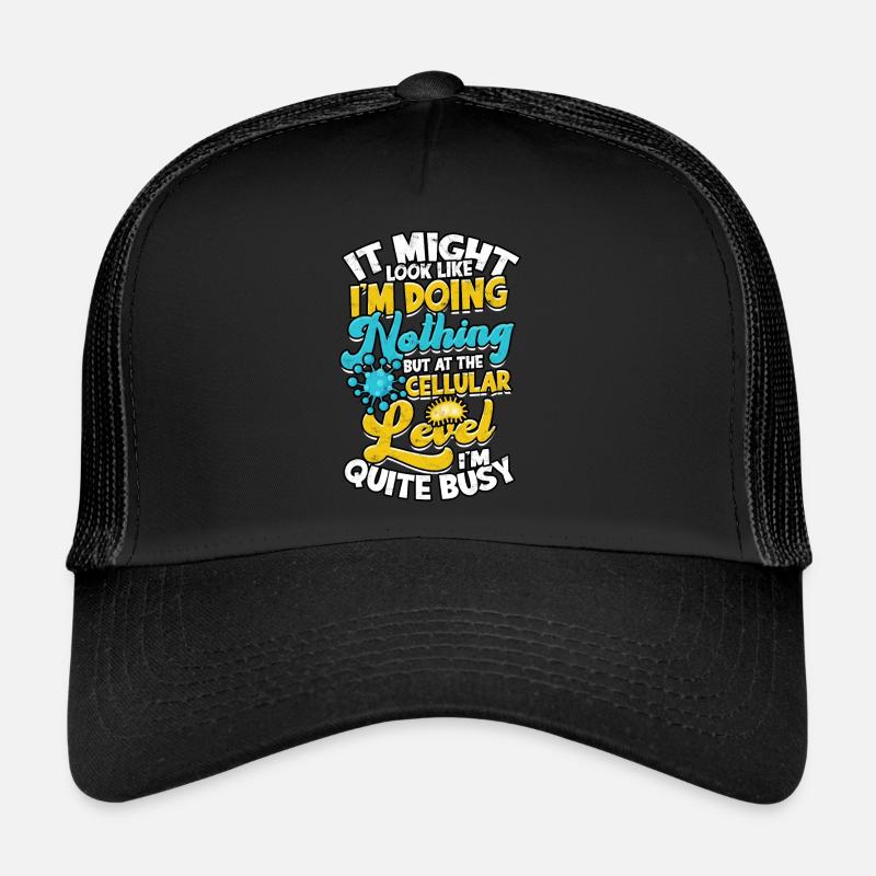 Biology Science Cellular Biologe - Trucker Cap - Schwarz/Schwarz
