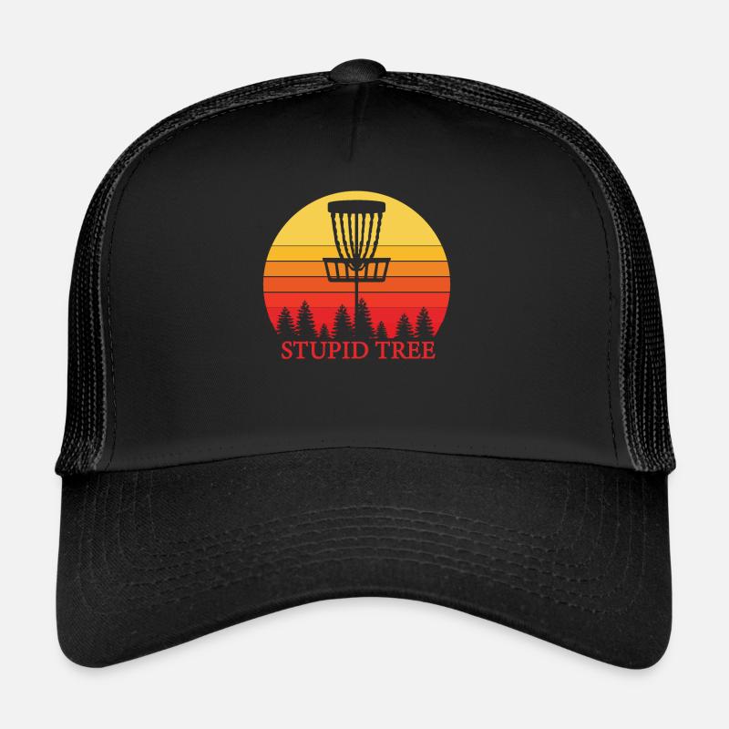 Dumb Tree Flying Disc Golf Frisbee Hobby Casquette trucker 