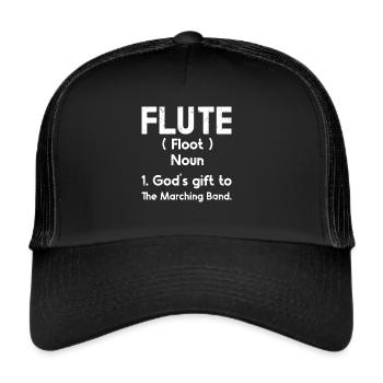 Flute - Trucker Cap - black/black - Front