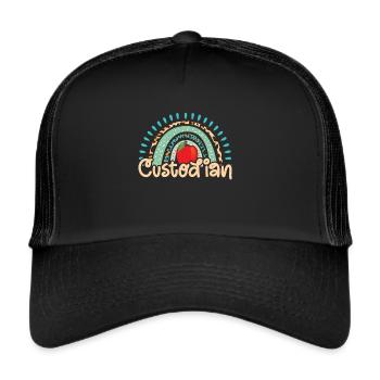 Responsables de l’école - Casquette trucker  - noir/noir - Devant