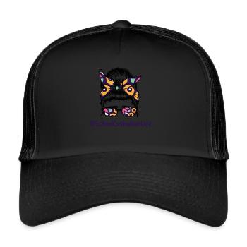 Responsables de l’école - Casquette trucker  - noir/noir - Devant