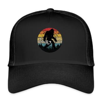 Bogenschießen Pfeil Hunter Bögen Jagd Bogenschütze - Trucker Cap - Schwarz/Schwarz - Vorne