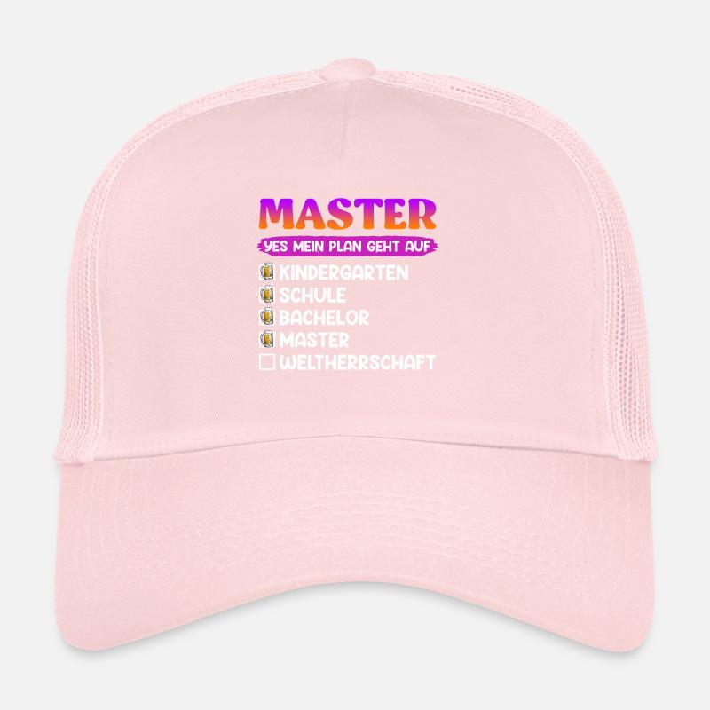 Kindergarten Schule Bachelor Master Abschluss Trucker Cap