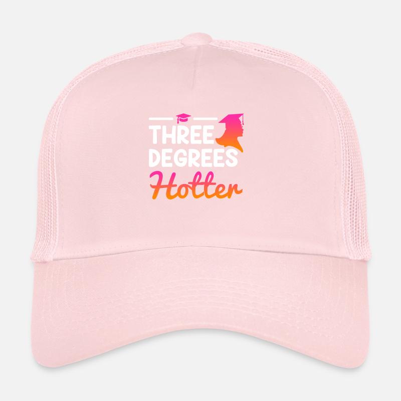 Trois diplômes Bachelor Master Doctorat Casquette trucker 