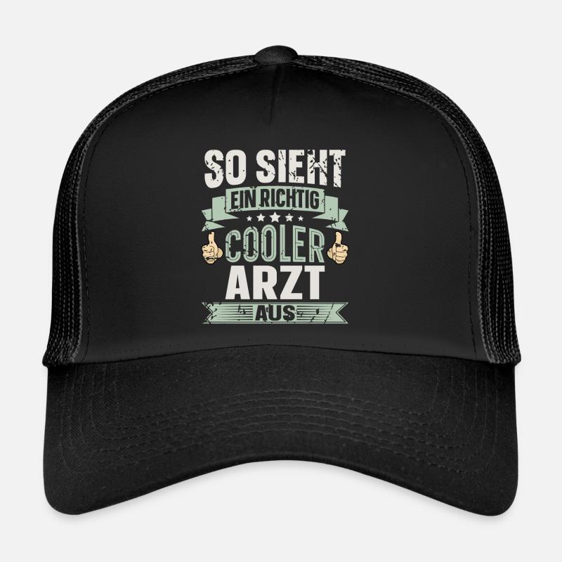 Arzt - Trucker Cap - Schwarz/Schwarz