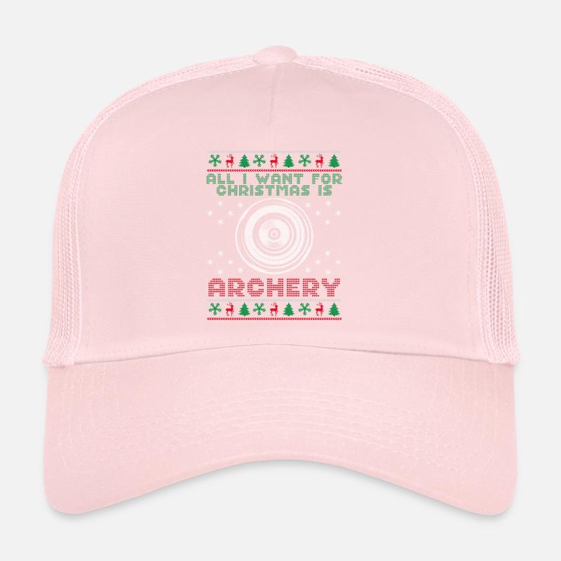 Zu Weihnachten Will Ich Bogenschießen Trucker Cap
