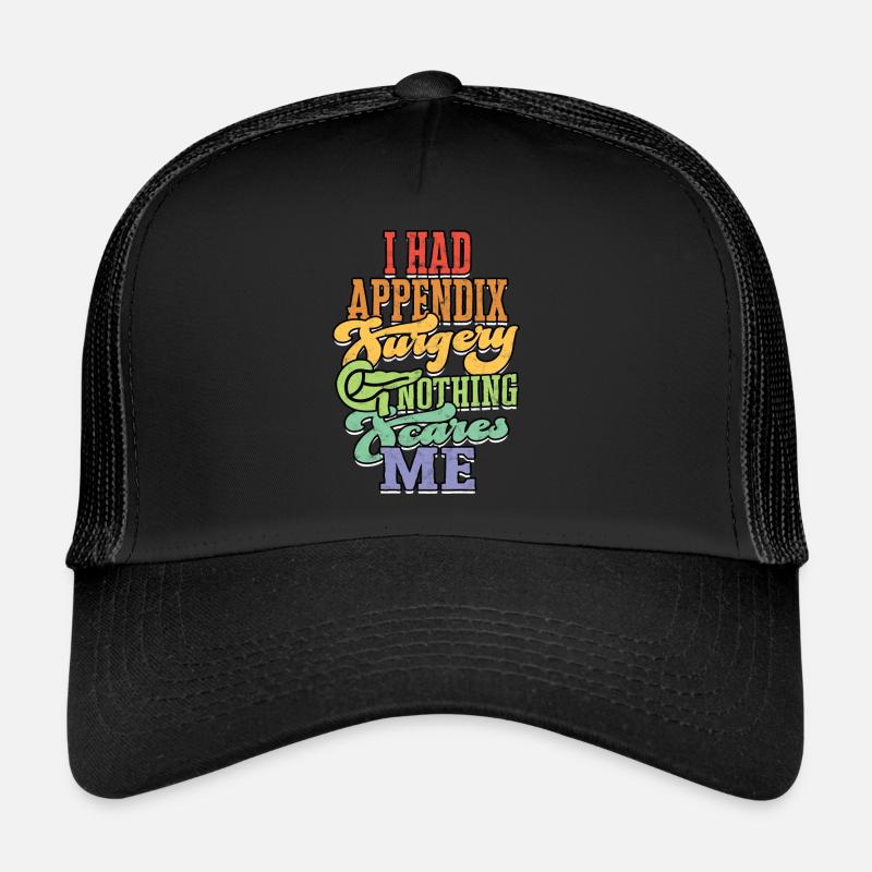 Anhang Operation Appendektomie Entfernung Trucker Cap