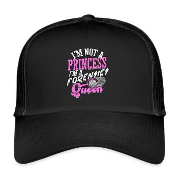 Détective en sciences judiciaires Enquêteur sur les crimes véridiques - Casquette trucker  - noir/noir - Devant