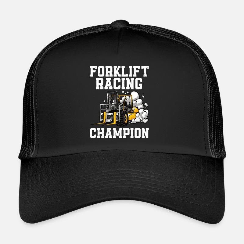 Gabelstaplerfahrer - Trucker Cap - Schwarz/Schwarz