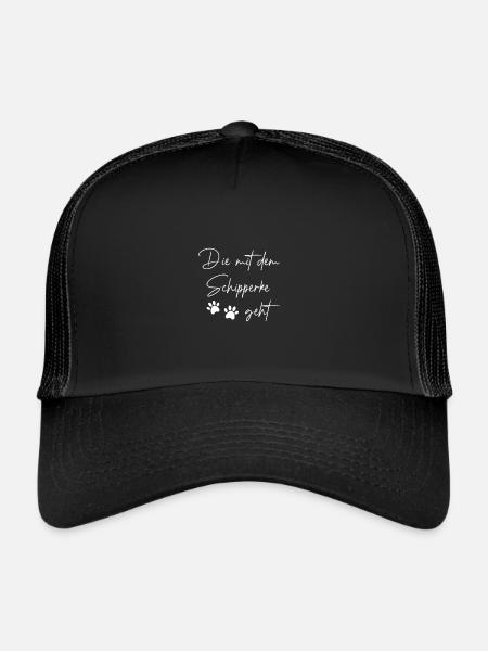 Schipperke - Trucker Cap - Schwarz/Schwarz