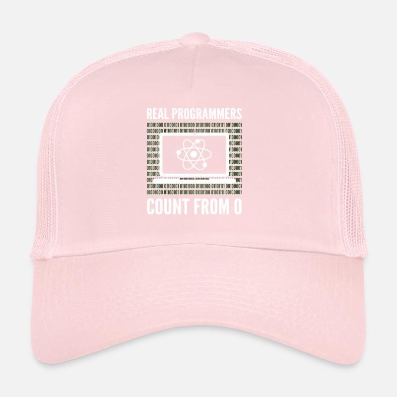 Les vrais programmeurs comptent à partir de 0 programmation Casquette trucker 