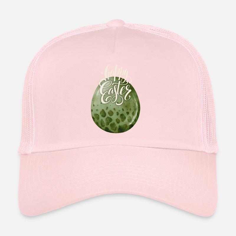 Easter, Dinosaur Egg, Happy Easter Typography Trucker Cap