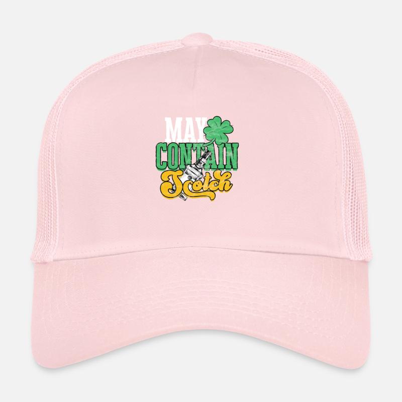 Irish Whisky Scotch Drinker Drinking Alcohol Trucker Cap