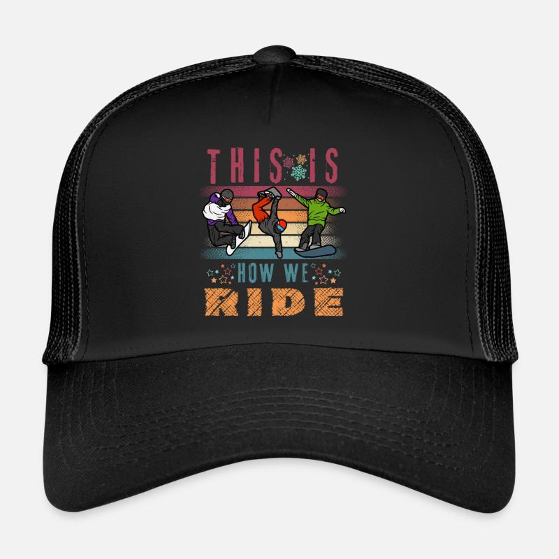This Is How We Ride - Trucker Cap - black/black