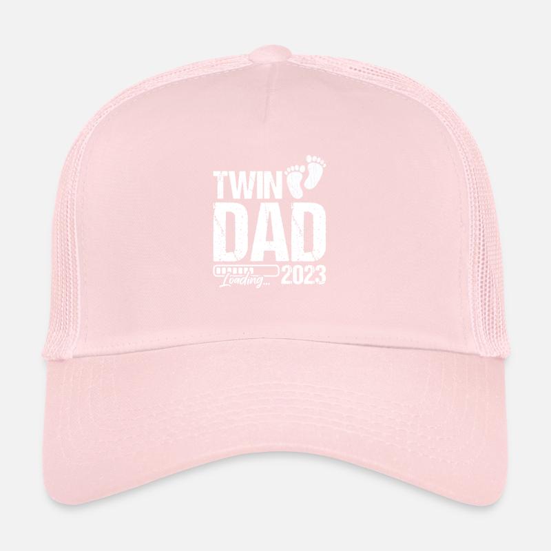 Twin Dad Loading 2023 Shirt Geschenk Trucker Cap