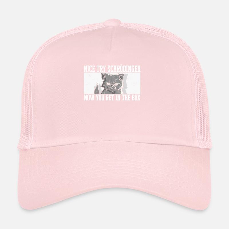 Le chat de Schrödinger Alive Dead physique quantique Casquette trucker 