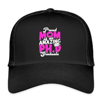 Mother of Ph.D. PhD students Philosophy PhD student - Trucker Cap - black/black - Front