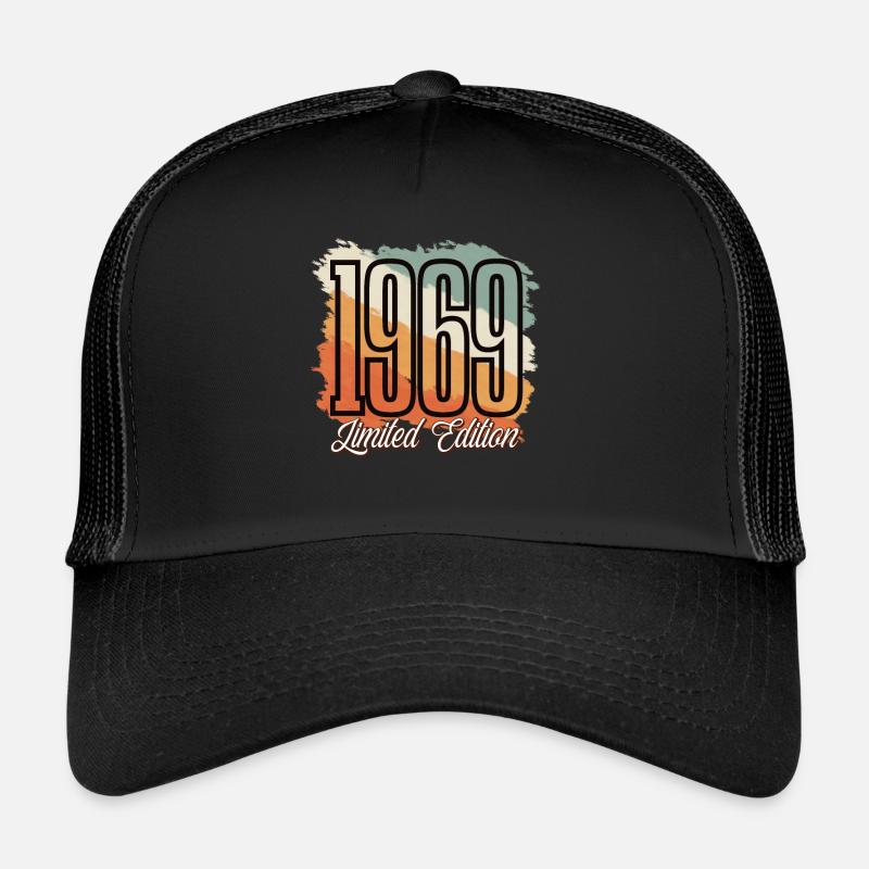 1969 Année de naissance Anniversaire Année de construction Vintage Rétro Casquette trucker 