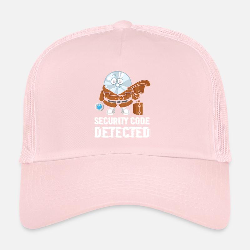 Network And Computer Security Hard Disc Detective Trucker Cap