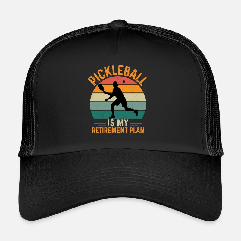 Le pickleball est mon plan de retraite Casquette trucker 
