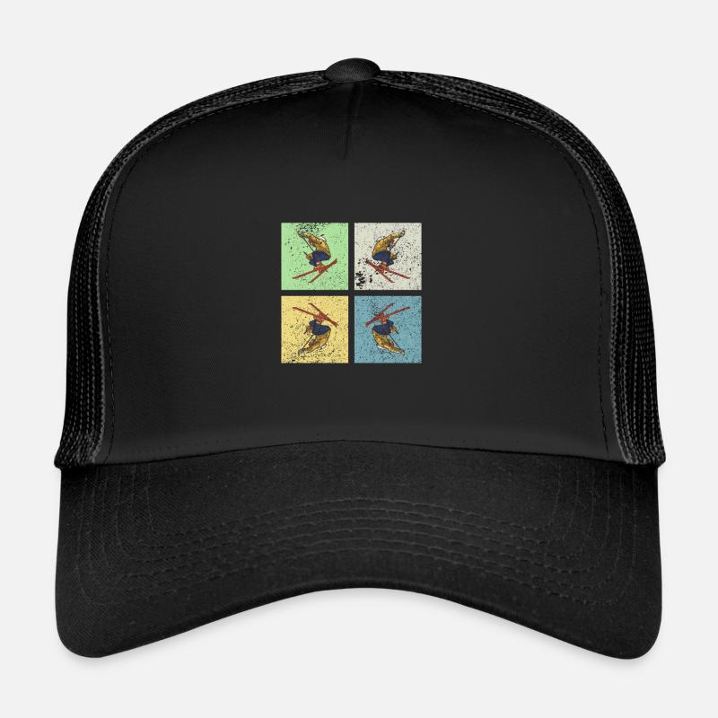 Retro Ski Trucker Cap