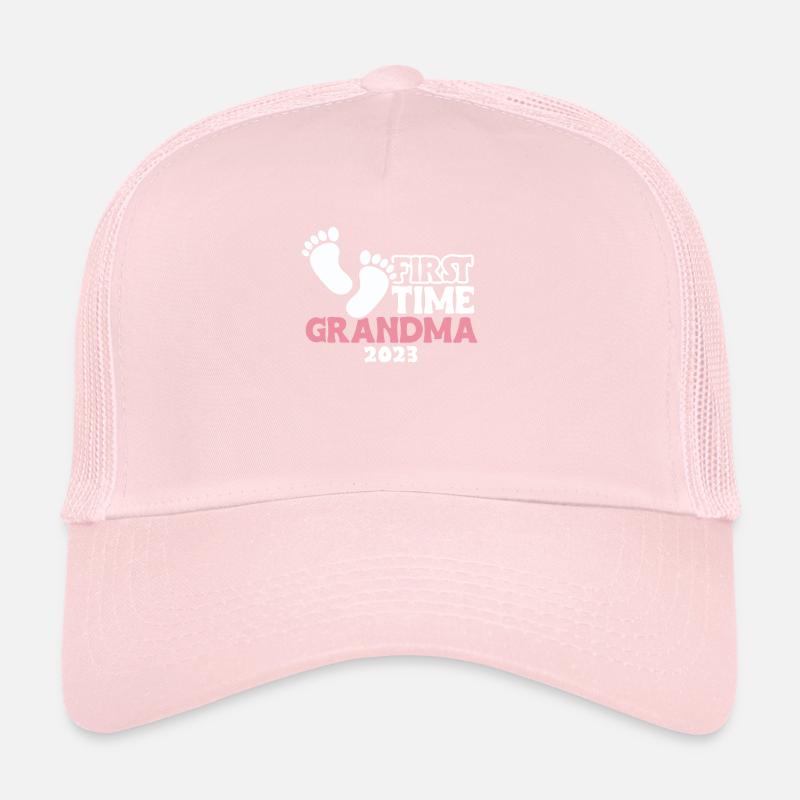 First Time Grandma 2023 Shirt Geschenk Trucker Cap