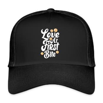 Arepas Citation Drôle Colombien Cuisine Vénézuélienne Arepa - Casquette trucker  - noir/noir - Devant