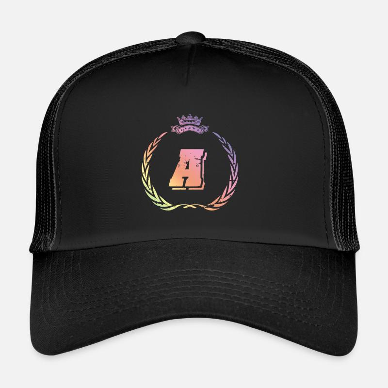 Une couronne de lettres Casquette trucker 