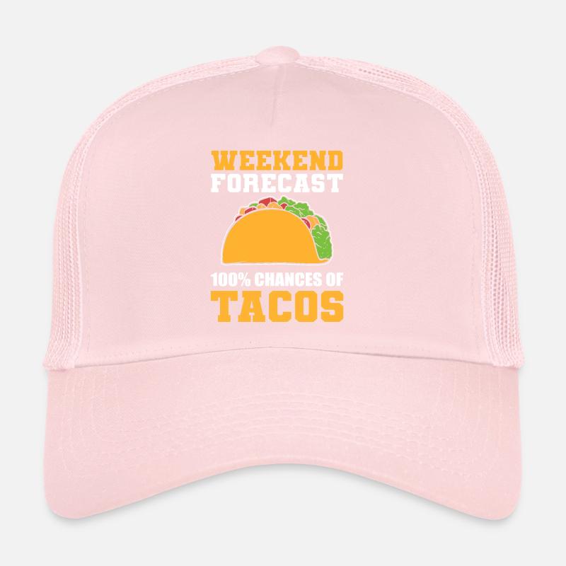Prévisions du week-end 100% de chances de Tacos Taco Lover Casquette trucker 