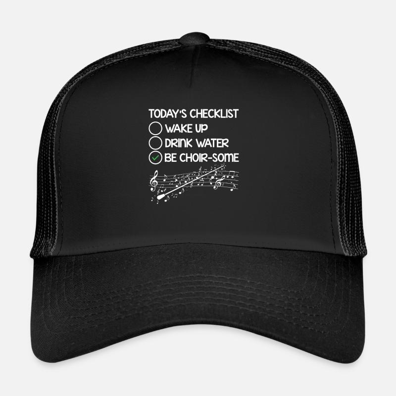 Opernsängerin Sängerin Checkliste Gesangslehrer Trucker Cap