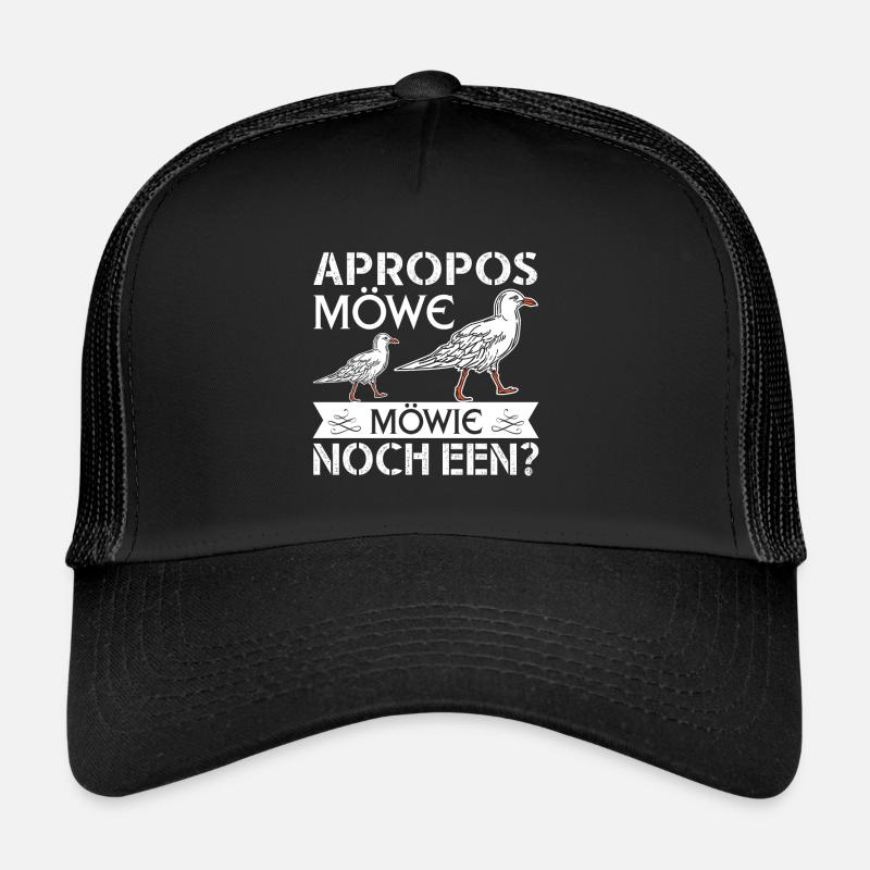 Apropos Möwe Möwie Noch een Plattdeutscher Norden Trucker Cap